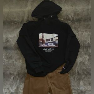 Stylish grunge black tee 🖤